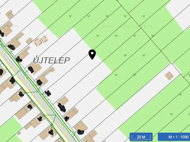 Eladó telek Bakonynána 2007 nm