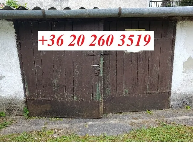 Eladó garázs Veszprém 14 nm