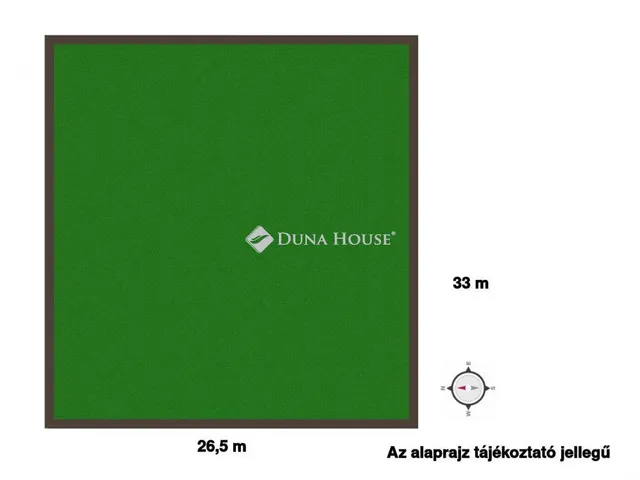 Eladó telek Besnyő 880 nm