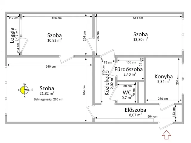 Eladó lakás Budapest XIV. kerület, Rákosfalva 68 nm
