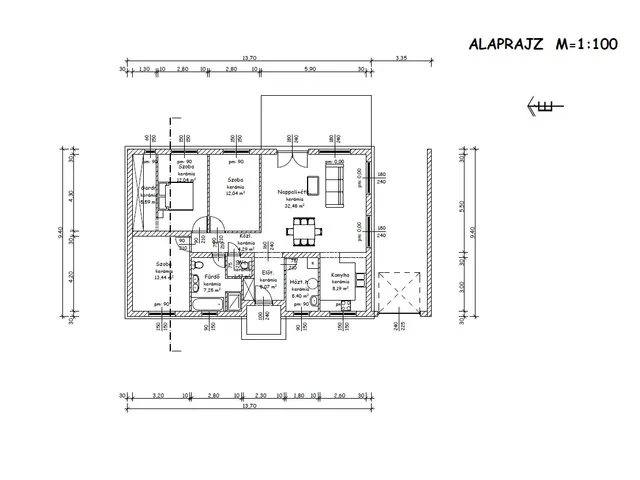 Eladó ház Nyíregyháza, Oros 107 nm