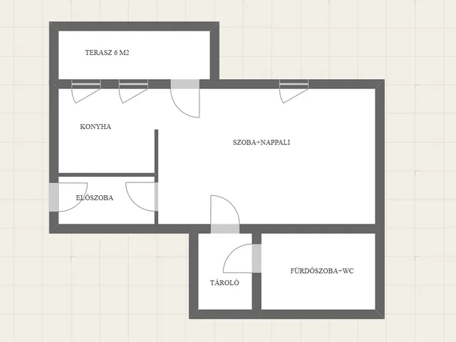 Eladó lakás Nyíregyháza, Belváros 32 nm