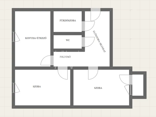 Eladó lakás Nyíregyháza, Érkert 54 nm