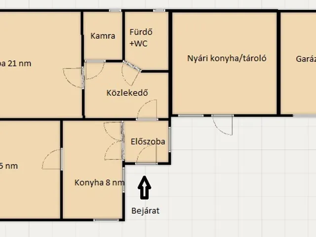 Eladó ház Szarvasgede 72 nm