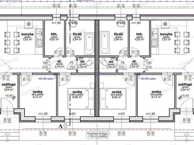 Eladó ház Monorierdő 72 nm