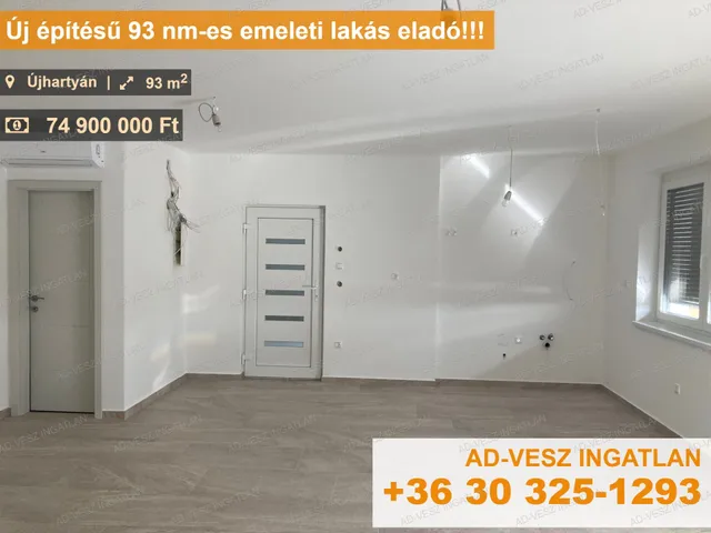 Eladó lakás Újhartyán 93 nm