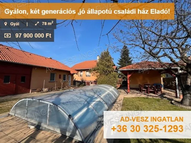 Eladó ház Gyál 81 nm