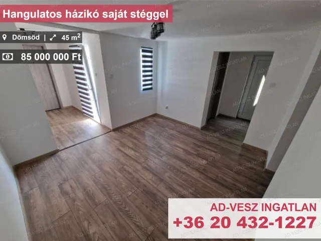 Eladó ház Dömsöd 45 nm