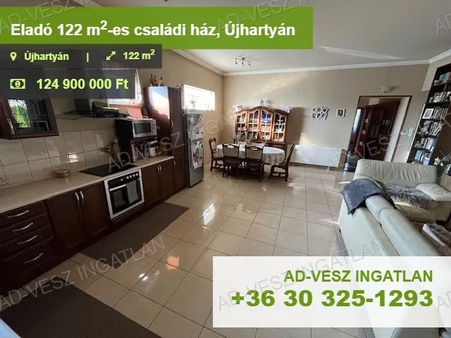 Eladó ház Újhartyán 122 nm