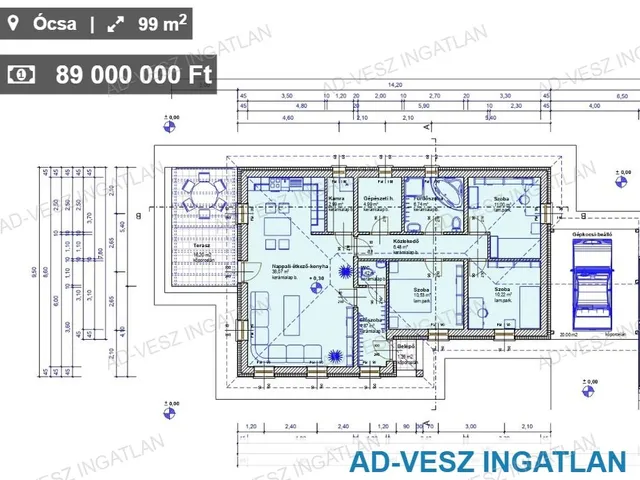 Eladó ház Ócsa 99 nm