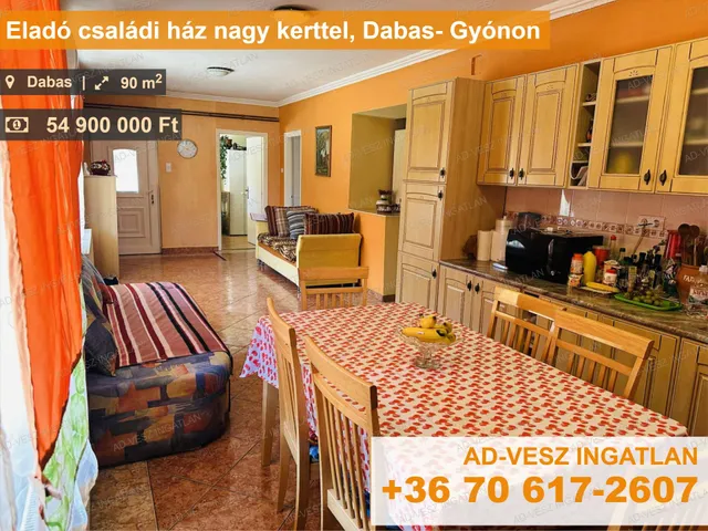 Eladó ház Dabas, Gyón 80 nm