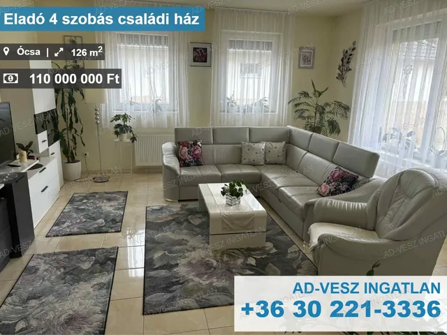 Eladó ház Ócsa 126 nm