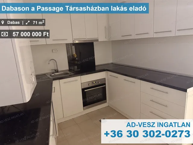 Eladó lakás Dabas 71 nm