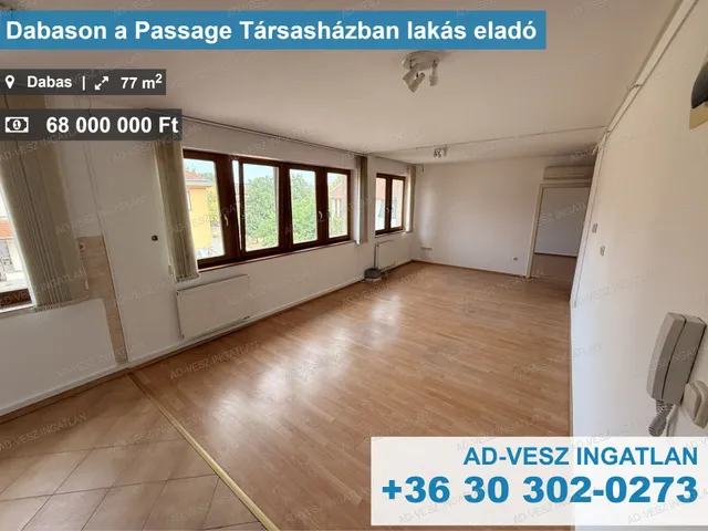 Eladó lakás Dabas 77 nm