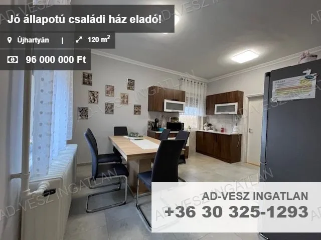 Eladó ház Újhartyán 120 nm