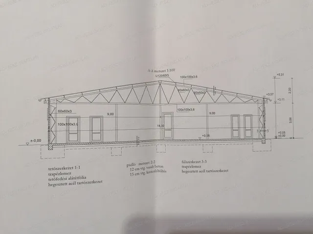 Kiadó kereskedelmi és ipari ingatlan Dabas 325 nm