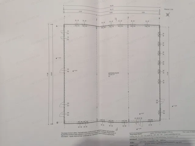 Kiadó kereskedelmi és ipari ingatlan Dabas 325 nm
