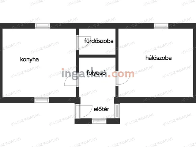 Eladó ház Felsőpakony 39 nm
