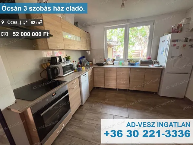 Eladó ház Ócsa 62 nm
