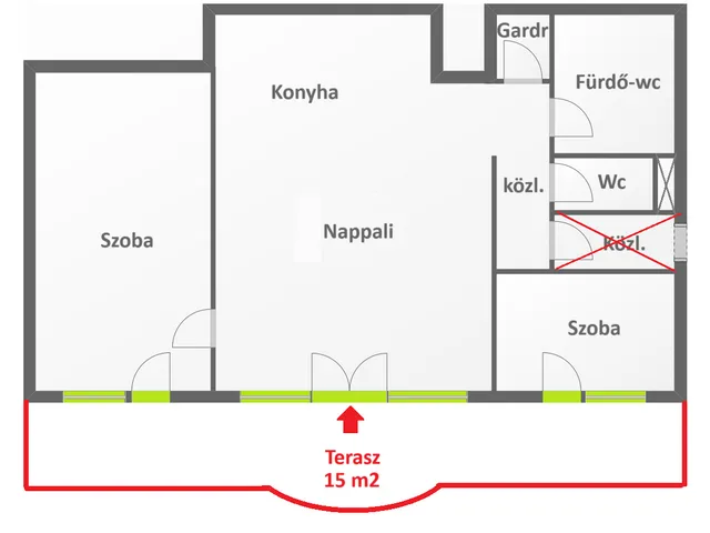Kiadó lakás Budapest XII. kerület, Kútvölgy, Kútvölgyi út 70 nm