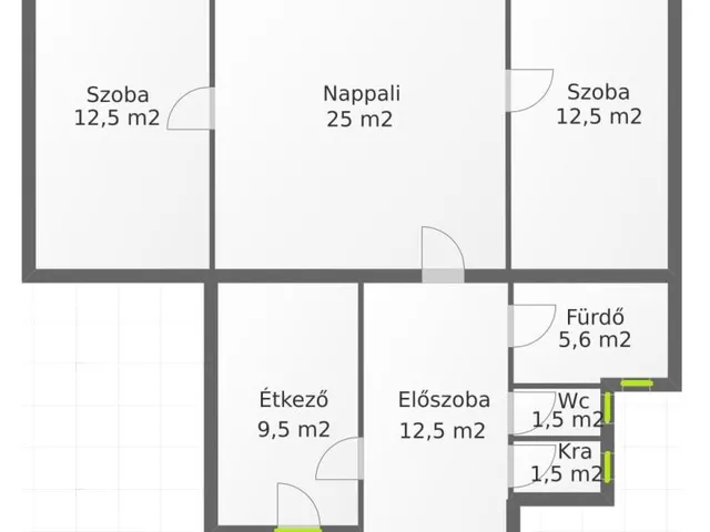 Eladó lakás Budapest XIII. kerület, Lőportárdűlő 86 nm
