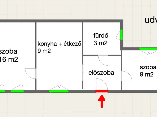 Eladó lakás Budapest VII. kerület, rottenbiller utca 5 41 nm