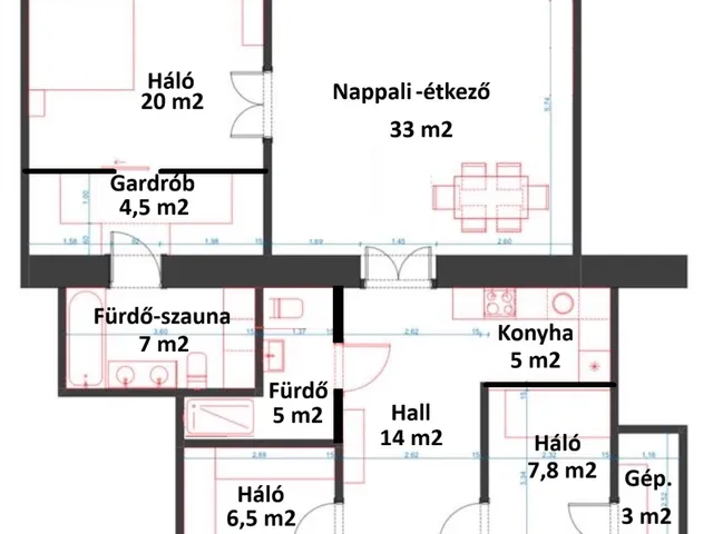 Eladó lakás Budapest XIII. kerület, Újlipótváros 107 nm