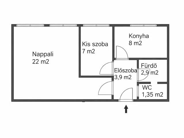 Eladó lakás Budapest IX. kerület, Belső Ferencváros 47 nm