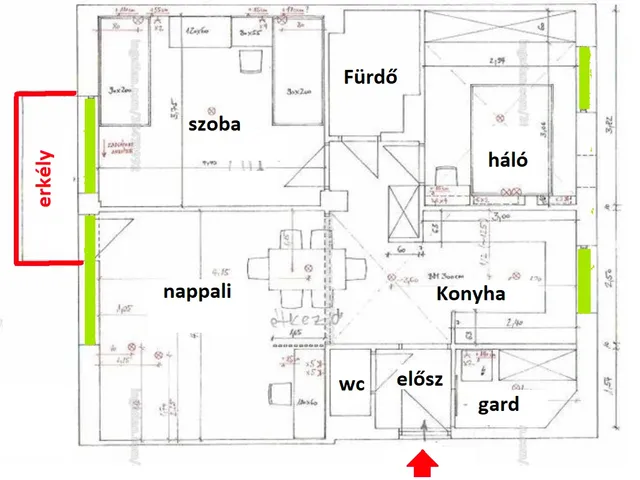 Eladó lakás Budapest XIII. kerület, Újlipótváros, Pannonia utca 76 nm