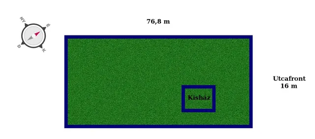 Eladó telek Őrbottyán, Arany János utca 1230 nm