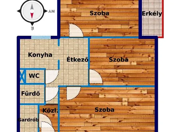 Eladó lakás Budapest XV. kerület 69 nm