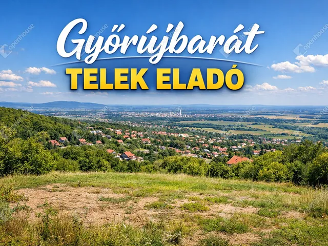 Eladó telek Győrújbarát 2035 nm