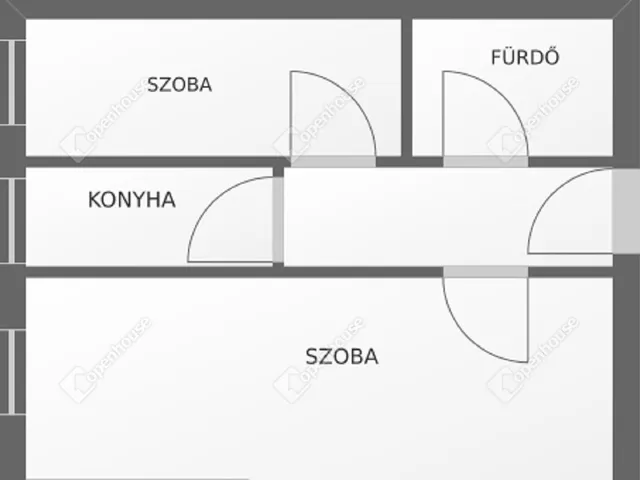 Eladó lakás Debrecen, Burgundia 35 nm