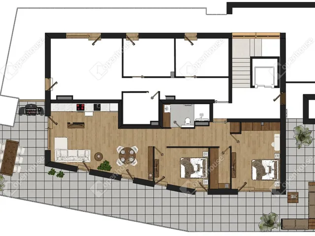 Eladó lakás Debrecen, Postakert 75 nm