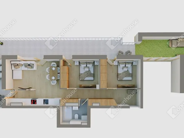 Eladó lakás Debrecen, Postakert 57 nm