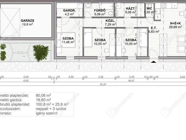 Eladó ház Debrecen, Józsa 90 nm