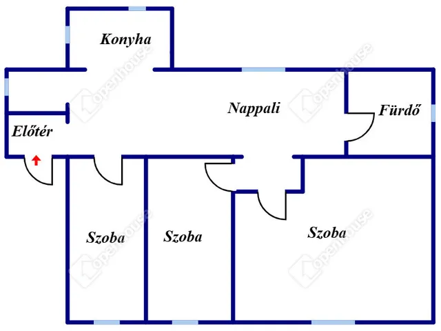 Eladó ház Hajdúsámson 81 nm