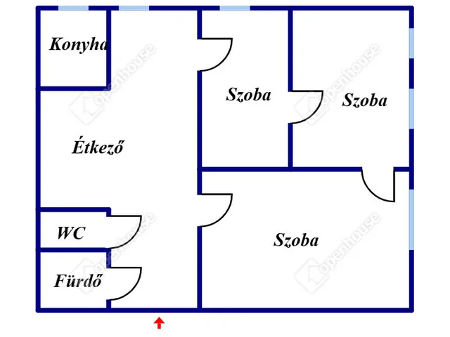 Eladó lakás Debrecen, Tócóskert 68 nm