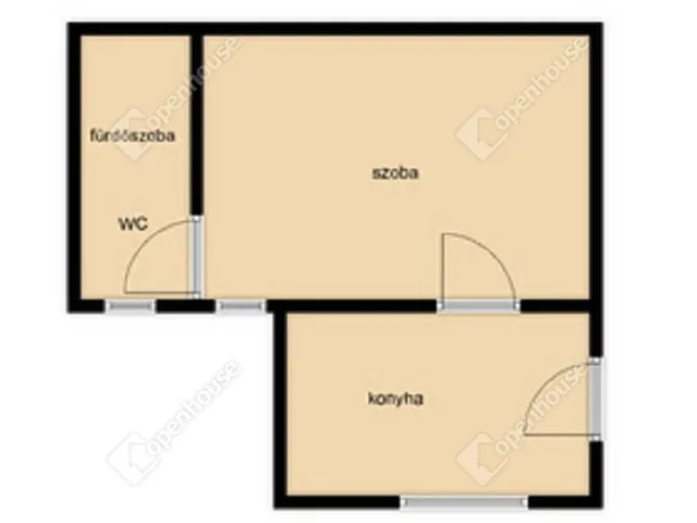 Eladó lakás Debrecen, Belváros 25 nm