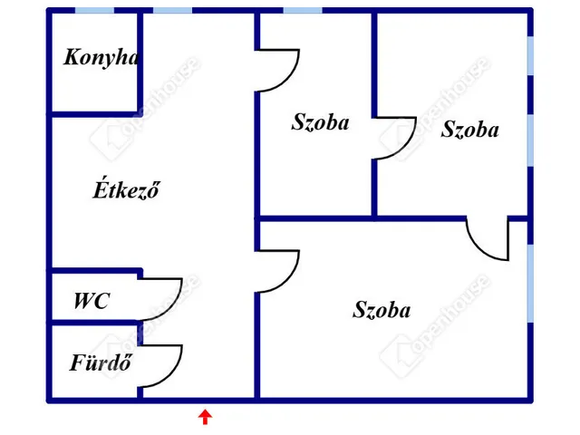 Eladó lakás Debrecen, Tócóskert 68 nm