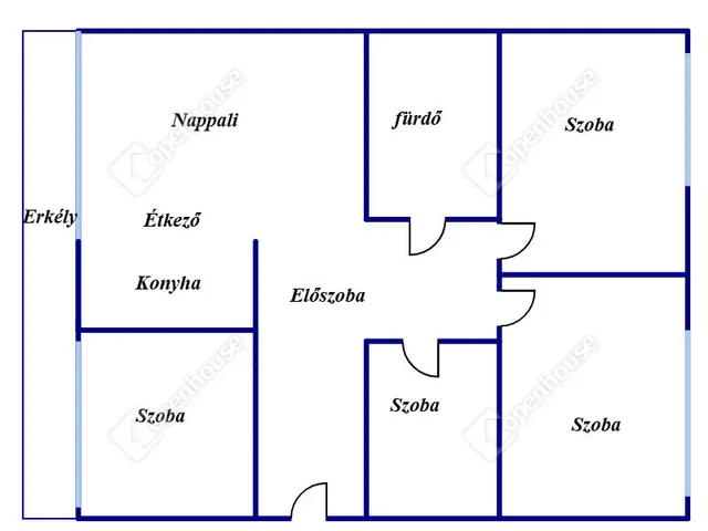 Kiadó lakás Debrecen, Belváros 88 nm
