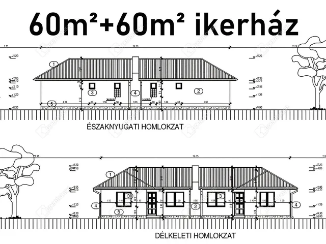 Eladó telek Bocskaikert 615 nm