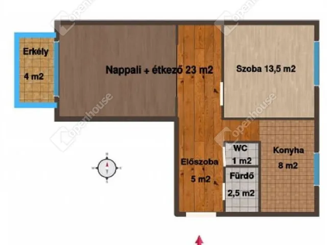 Eladó lakás Győr, Nádorváros 55 nm