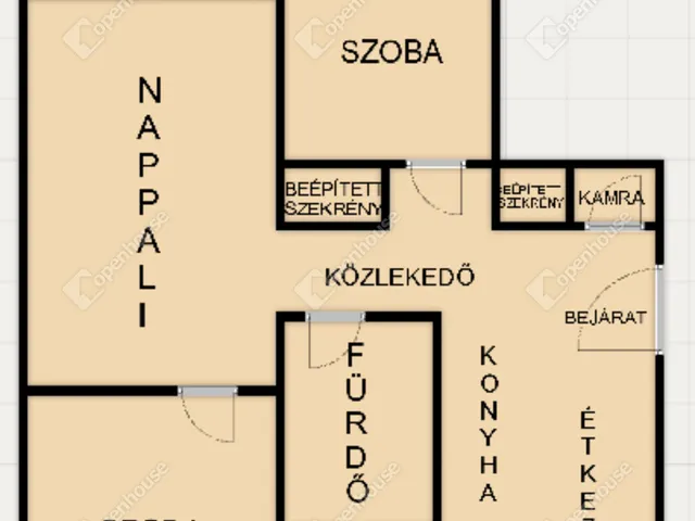 Eladó lakás Komárom, Szőny 64 nm