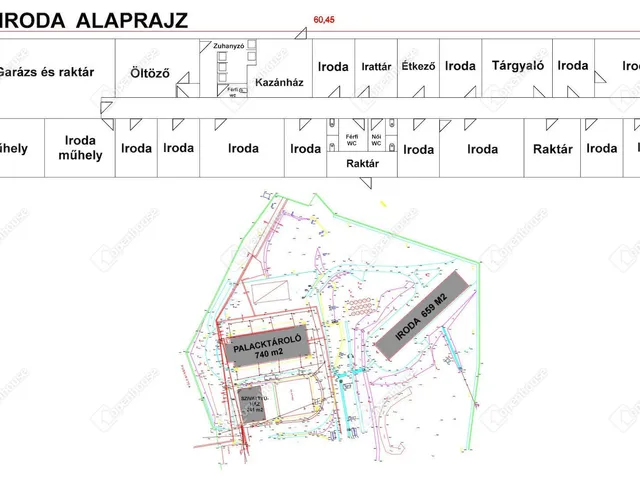 Eladó kereskedelmi és ipari ingatlan Miskolc 1640 nm