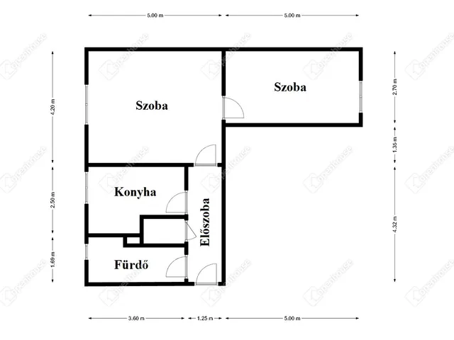 Eladó lakás Miskolc, Észak-Kilián 53 nm