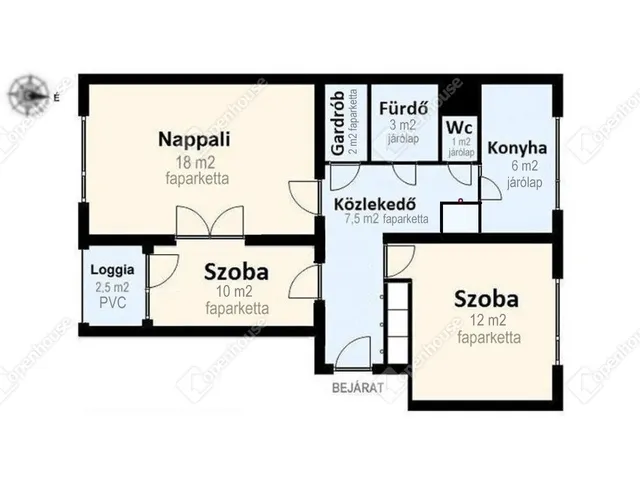 Eladó lakás Miskolc 63 nm