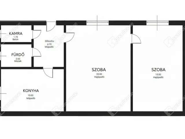 Eladó ház Miskolc 54 nm