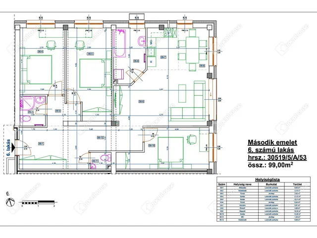 Eladó lakás Miskolc, Diósgyőr 99 nm