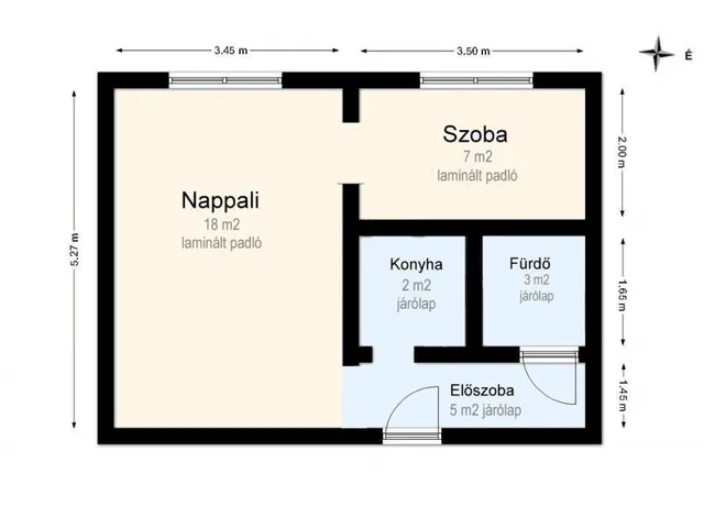 Kiadó lakás Miskolc, Bulgárföld 35 nm